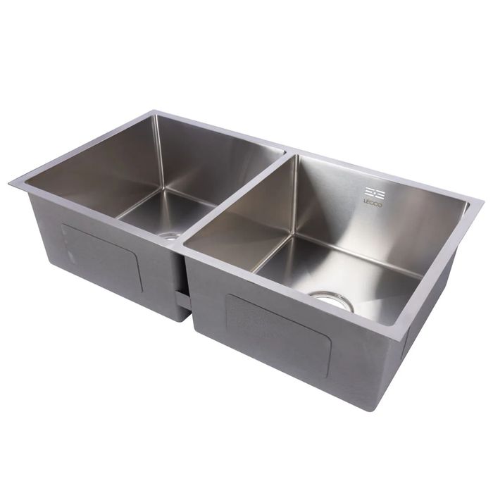 Lavaplatos De Sobre/bajo Poner Doble Poceta Scale Niquel Ac304 (83x45x21.4cm)