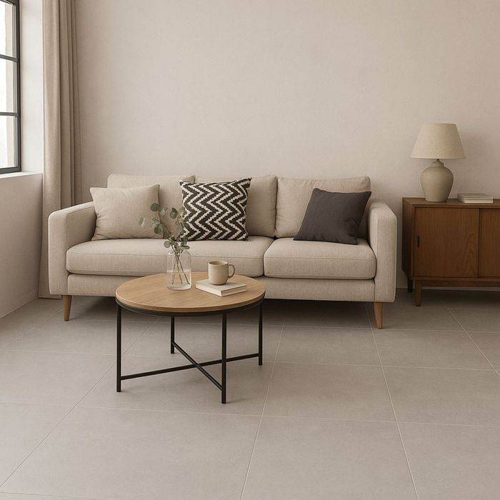 Porcelanato Cemento Gris Light Mate 60x60 Cm. Cj 1.44m² V3