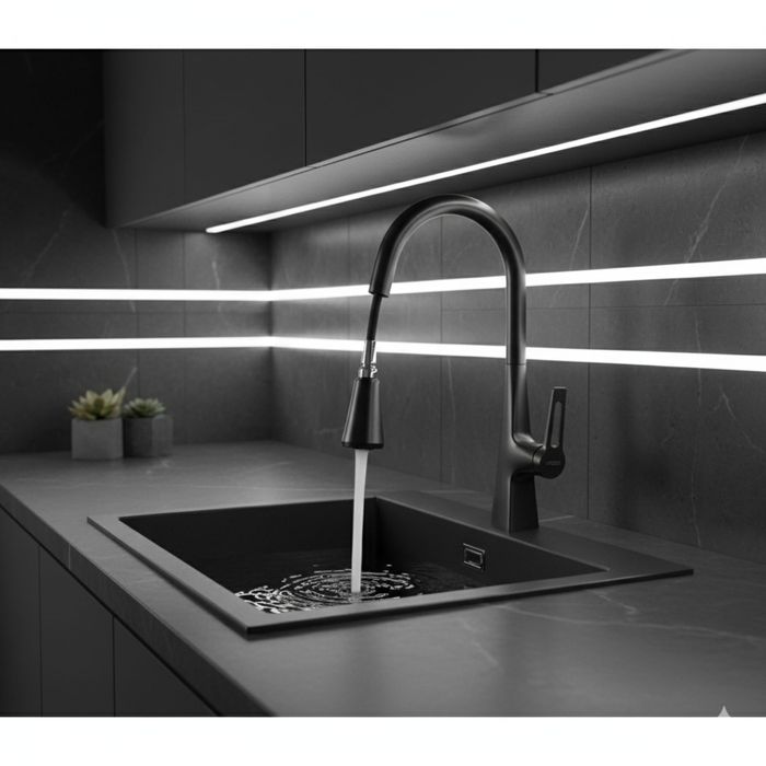 Griferia Lavaplatos Mykonos Grafito