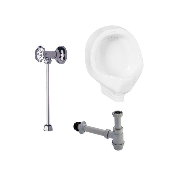 Kit Orinal Mediano Con Grifería Tradicional