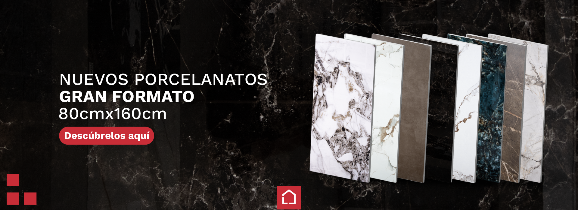 nuevos porcelanatos de 80x160cm, colores vibrantes ​